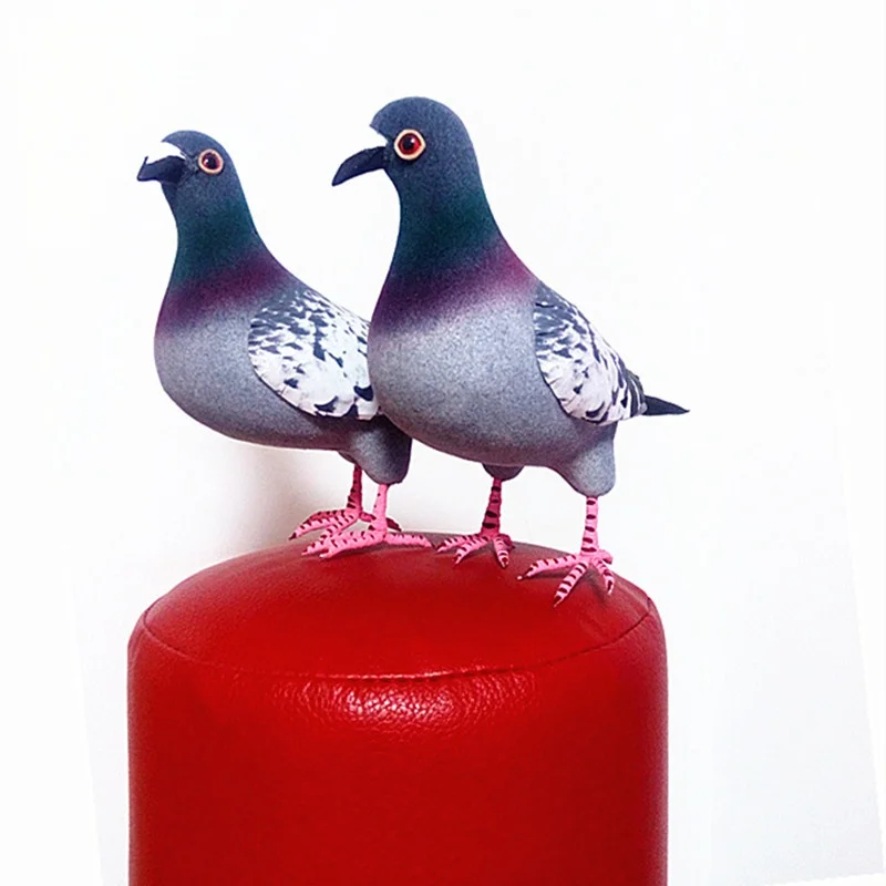 

Big Size Simulation Foam Pigeon Model Fake Artificial Imitation Bird Animal Home Garden Ornament Miniature Home Decoration