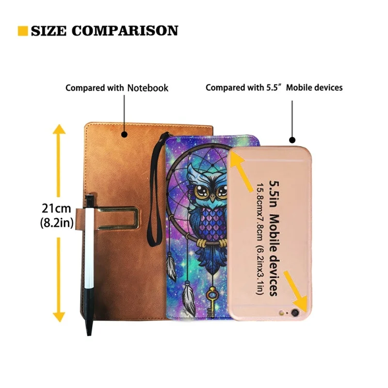 Belidome Galaxy Owl Gifts Wristlet Wallets for Womens Leather Credit Card Holder RFID Blocking Large Capacity Purse Clutch