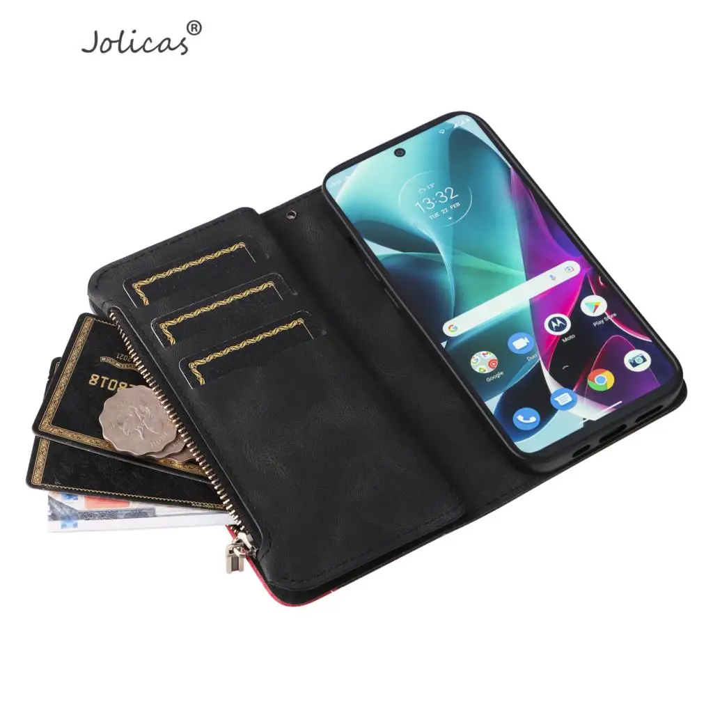 Anti-Drop Cases Phone For cover Motorola Moto G200 Cellphone Wallet Book Bag Coques sFor estojo Edge S30 Leather Husa