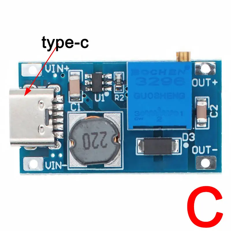 

1/3 шт. MT3608 DC-DC регулируемый повышающий модуль 2A повышающая пластина модуль с/без MICRO USB 2 В-24 В до 5 В 9 В 12 В 28 В