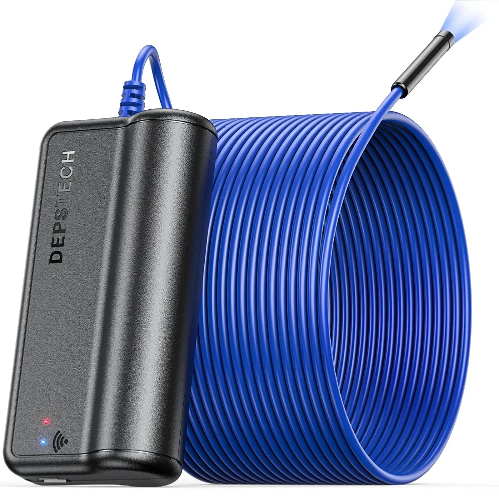 

DEPSTECH 2MP Car Endoscope for Smartphone Mini Camera 1080P HD 10m Endoscopic Camera for Mobile Wireless Endoscope for Car