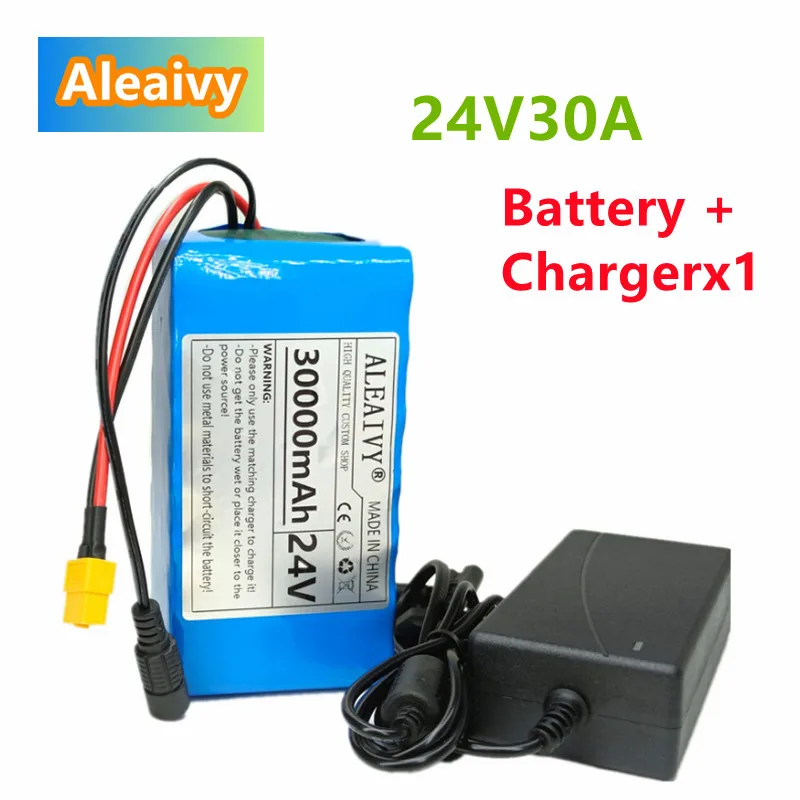 

24V 30Ah 7s3p 18650 battery lithium battery 24v 30000mAh electric bicycle moped electric lithium ion Battery pack + 2A Charger