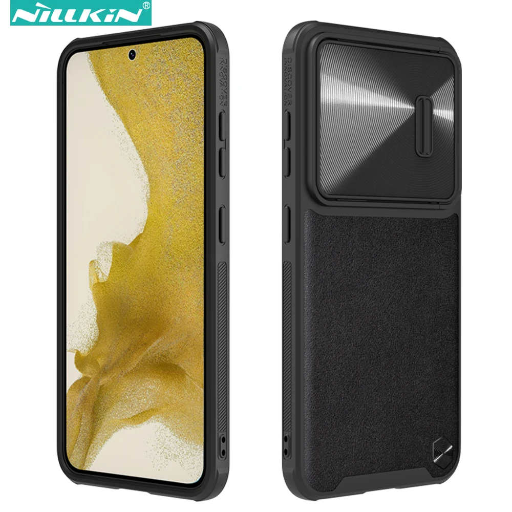 

Nillkin CamShield Leather S Case for Samsung Galaxy S23 Ultra / S23 / S23 Plus, Alloy Camera Slider Shockproof Back Cover