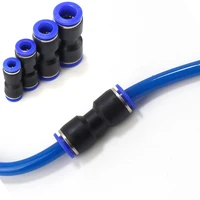 plastic straight through push in pipe connector pneumatic couplings for air water hoses