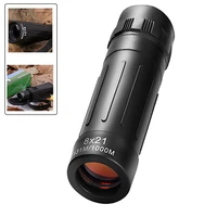 1 pcs mini pocket high list binoculars zoom ultra clear bak4 waterproof and anti fog portable hunting camping telescope tool