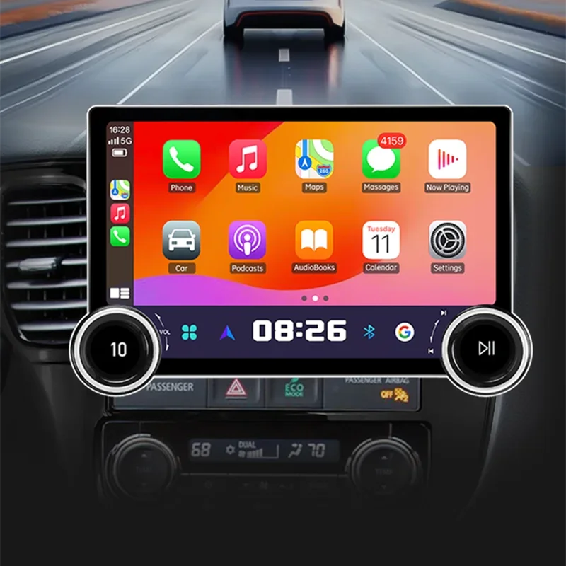 Фото Беспроводное авторадио CarPlay Android 14 для Mitsubishi Outlander 3 2012-2018 4G Автомобильный мультимедийный GPS 2din №2