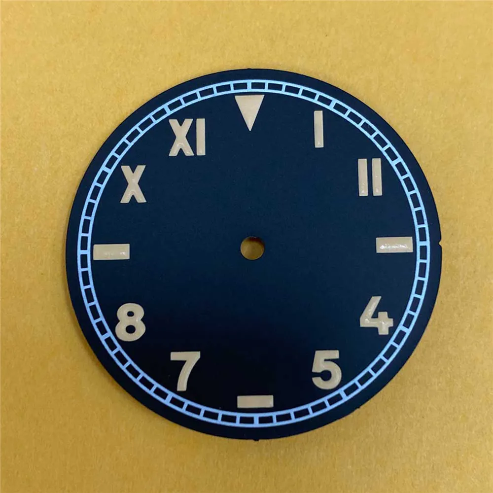 

Зеленый светящийся циферблат для японских часов NH35A/4R/7S, 35 мм