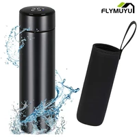 upgrade stainless steel smart water bottle lcd temperature display thermos cup portable hot cold thermoses for home outdoor