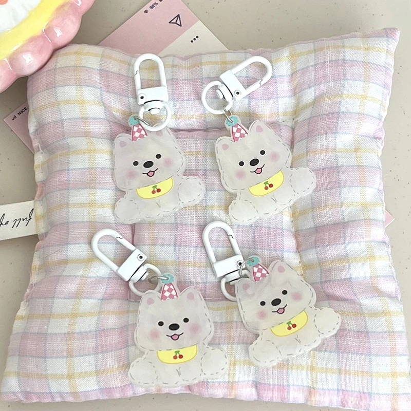 Милый слюнявчик для ключей от автомобиля с подвеской в виде собаки