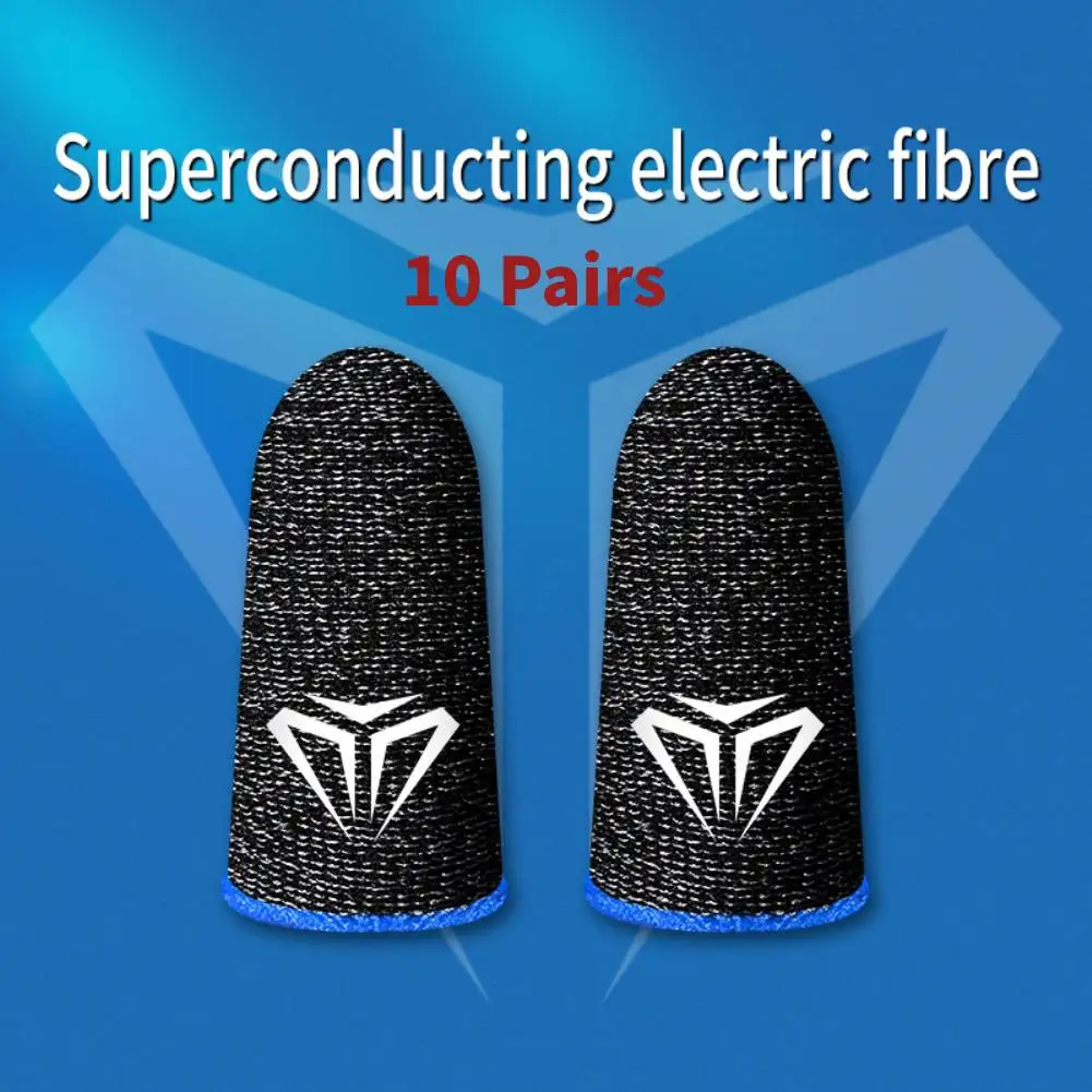

10Pairs Gaming Finger Cover Breathable For PUBG Mobile Game Touch Screen Sensitive Wholesale Fingertip Cots Gaming For Phone