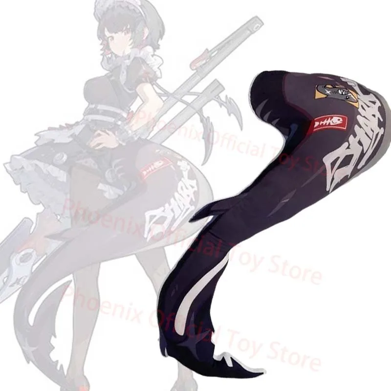 80 см ZZZ Ellen Joe плюшевая Zenless Zone Zero Ellen-Joe Акулий хвост косплей реквизит аниме мягкая