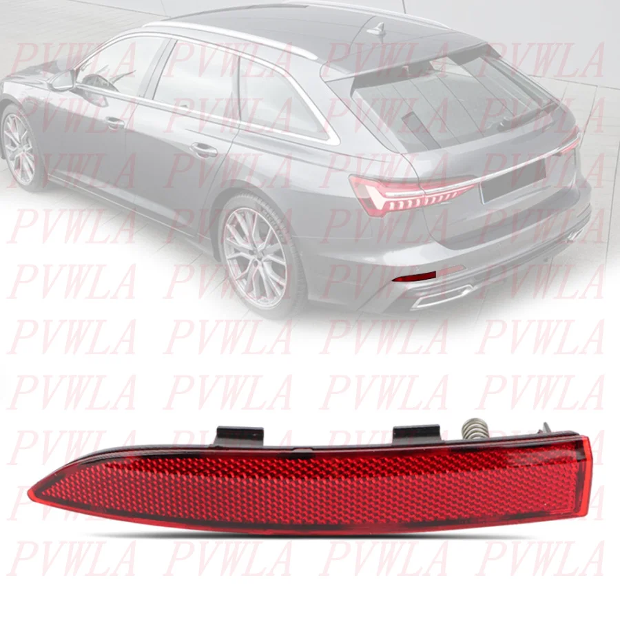 

Для Audi A6 C8 Sport 2019 2020 2021 2022 2023 2024 задний бампер внешний боковой отражатель автомобильные аксессуары 4K0945105A 4K0945106A