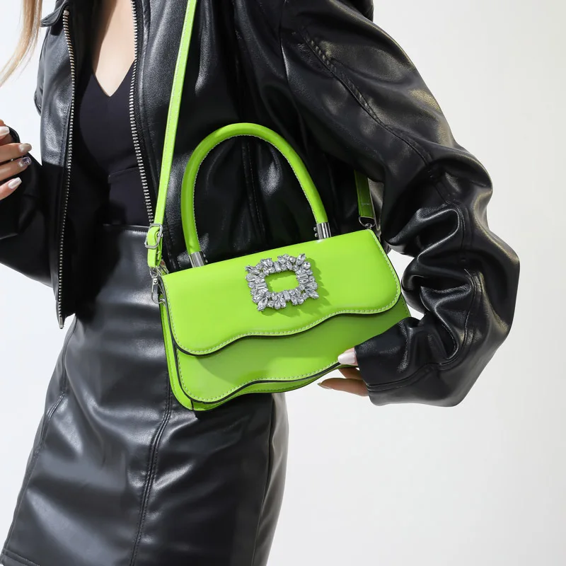 

PU Leather Crossbody Bags For Women Ins Chic Messenger Shoulder Bag Female Ladies Satchels Handbag Designer Small Square Bag