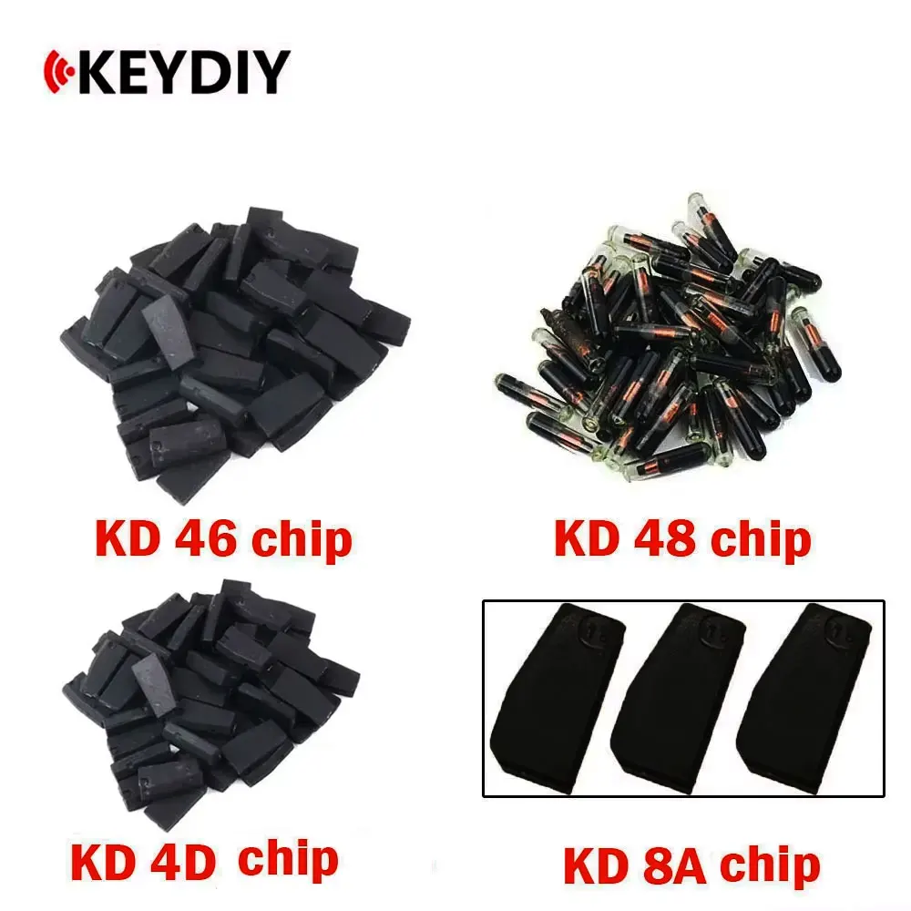 

10 шт. KD автомобильный ключ чип супер чип KD 4D/4D KD 48 KD 46 копировать чипы транспондера для KEYDIY KDX2 программатор ключей автомобильные аксессуары