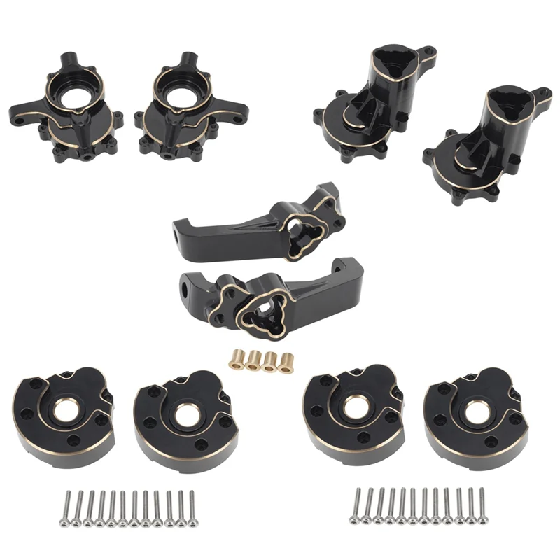 

10Pcs Brass Front and Rear Portal Housing Set for Redcat GEN8 GEN 8 1/10 RC Crawler Car Upgrades Parts Accessories 1
