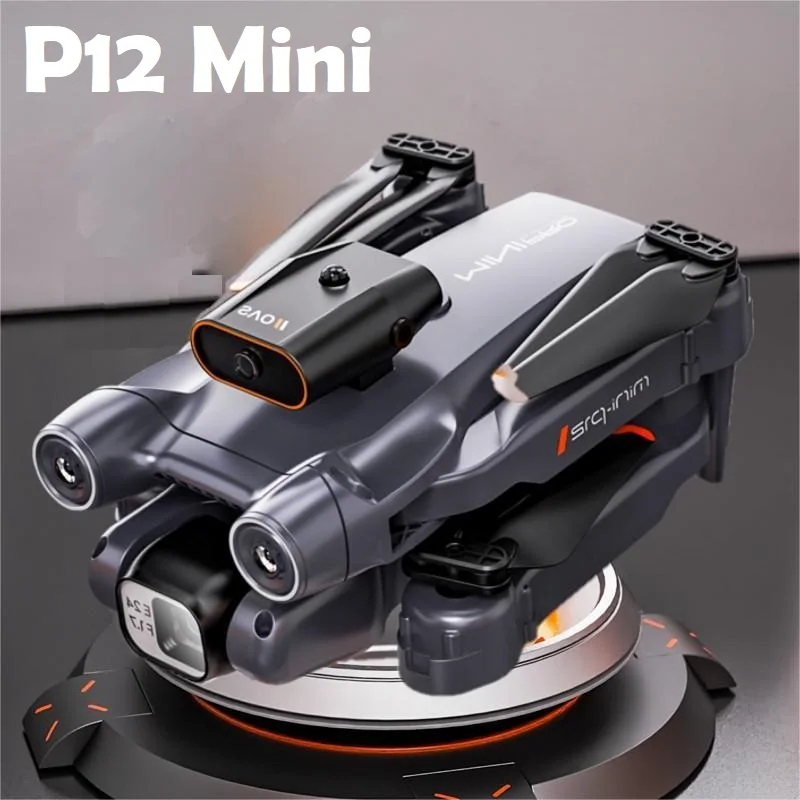 

New P12 Mini Drone Obstacle Avoidance 4K 8K Camera Optical Flow Positioning Aerial Photography RC Quadcopter Kid Toy Gift