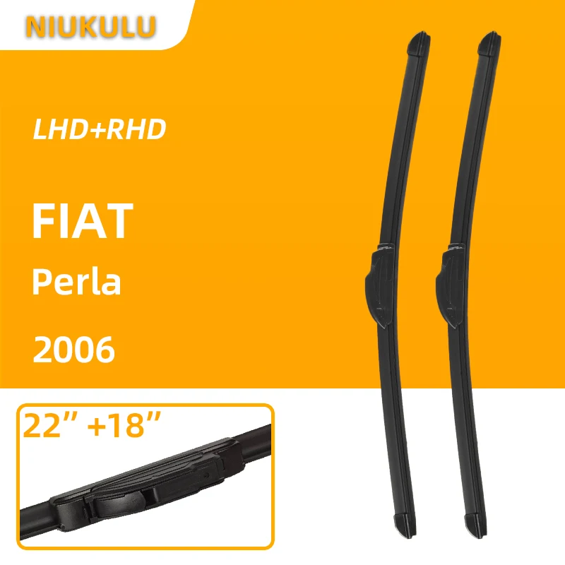 

Автомобильные щетки стеклоочистителя лобового стекла для FIAT Perla 2006, 22 + 18 дюймов, гибридная Автомобильная резиновая искусственная конструкц...