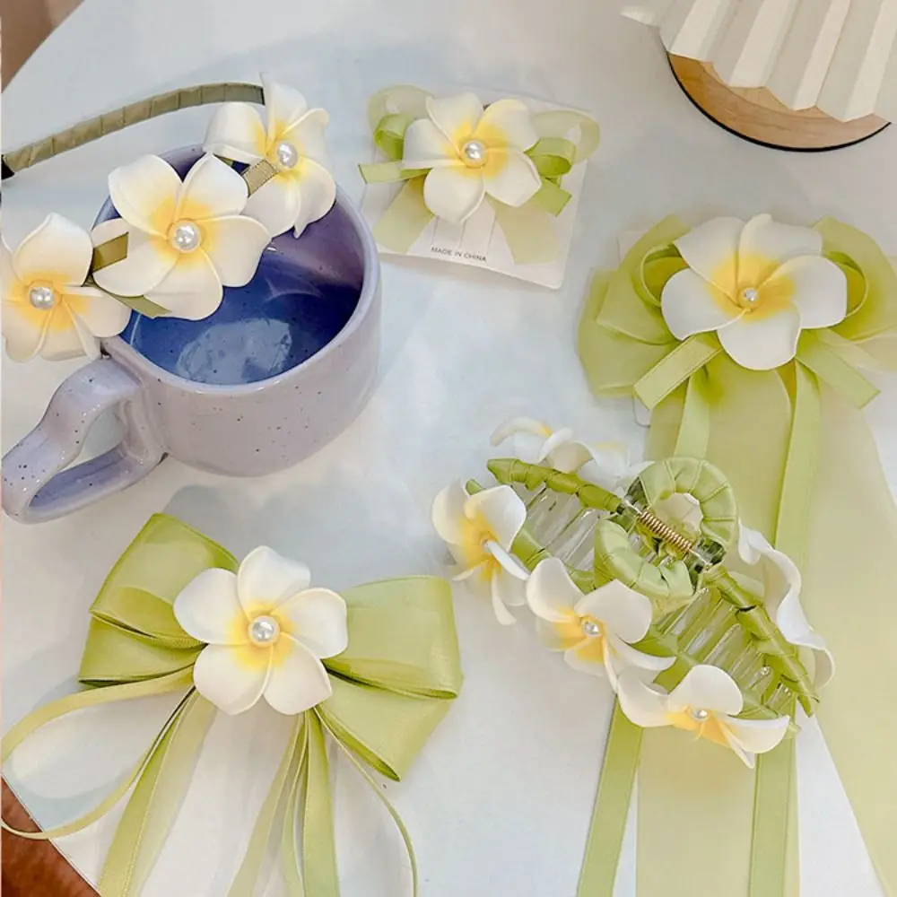 

Повязка на голову с бантом, Цветочная челка, заколка для волос, милые заколки-крабы для девочек, детская головка принцессы