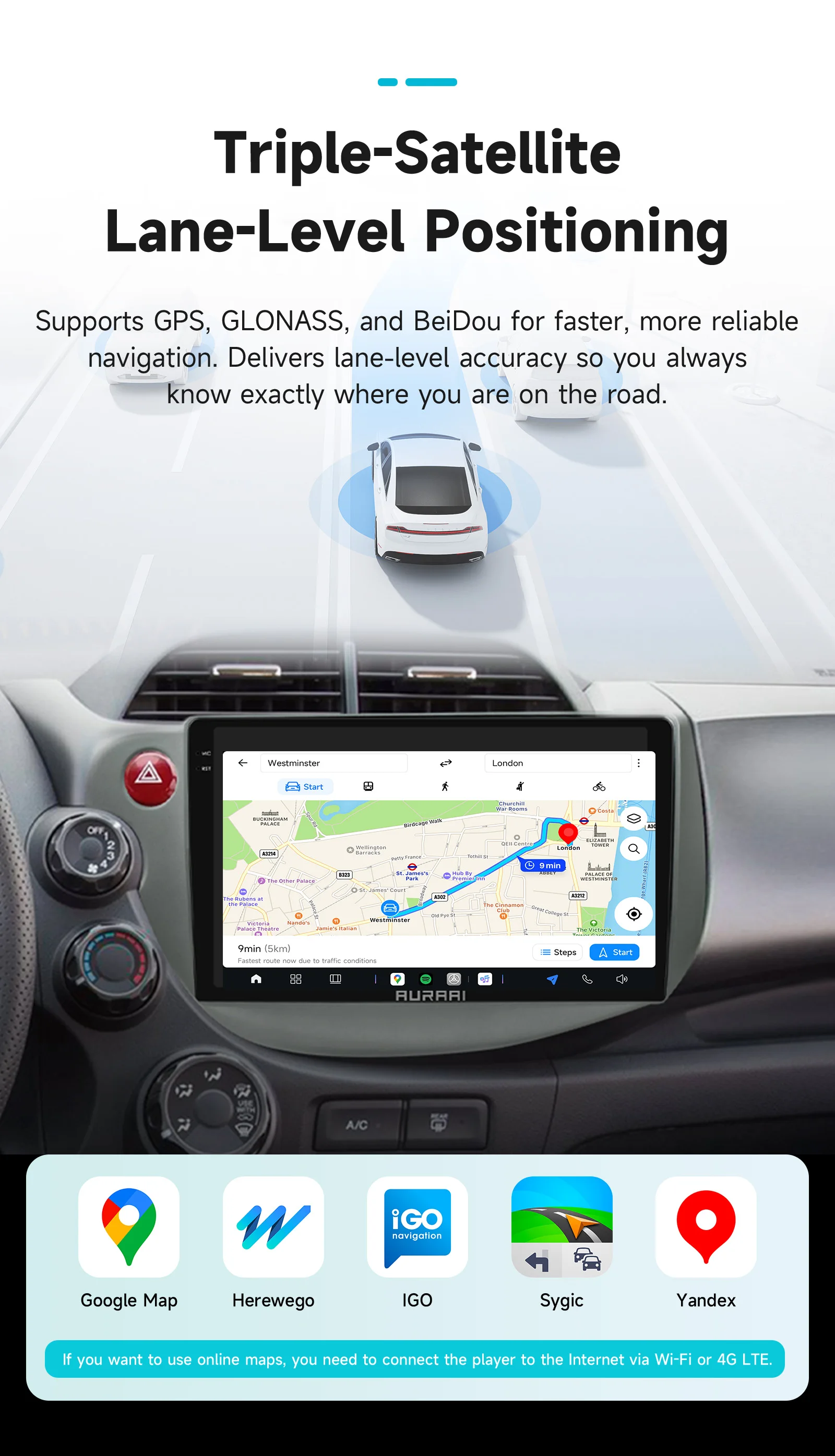 9-дюймовый мультимедийный проигрыватель 2 Din для Honda FITJAZZ (левостороннее управление) 2007-2014 с Carplay, Android Auto, RDS, BT, Navi, DSP, 360 (art.: 3920daaae2eea) - 3920daaae2eea