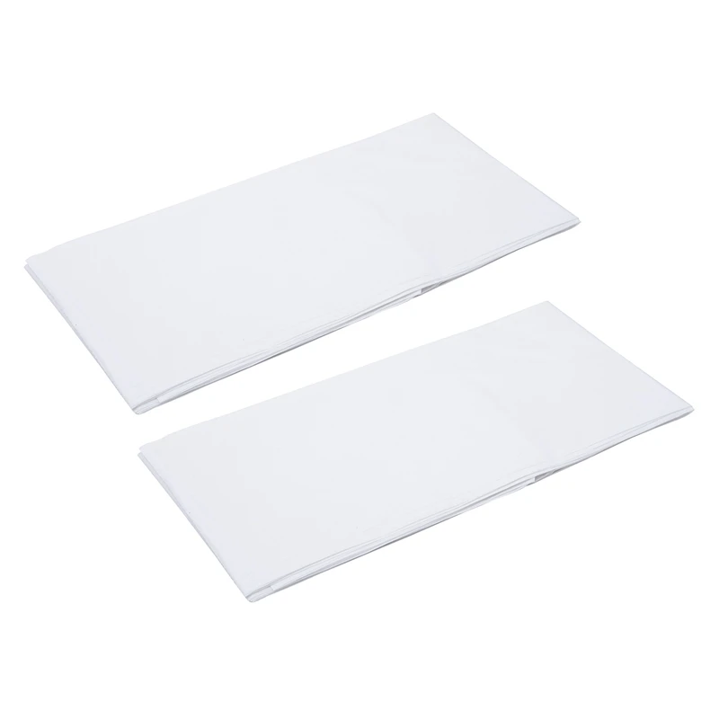 

2 шт., пластиковая скатерть, белый цвет, 137 см X 183 см