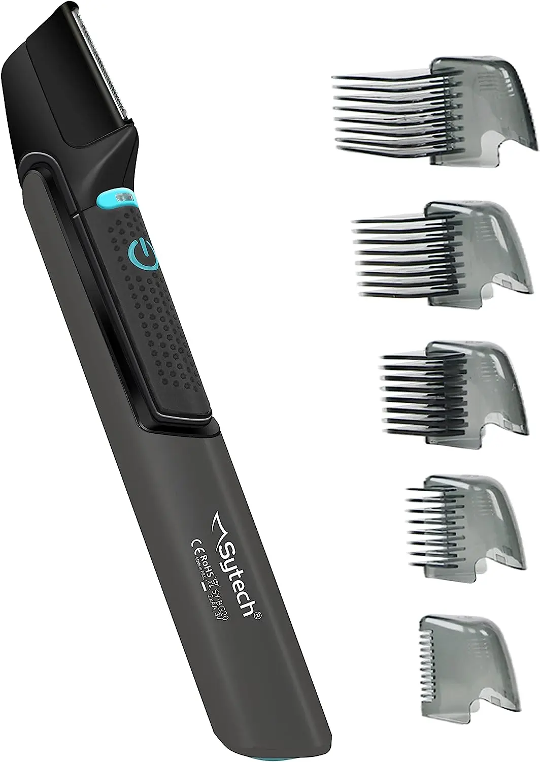 

afeitadora corporal y kit cortapelo, micro corte, 5 peines, ()