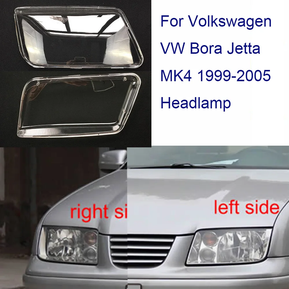 

For Volkawagen VW Jetta BORA Headlight Cover 1999-2005 Headlamps Transparen Headlamp Lens Front Headlight Lampshades Lamp Car