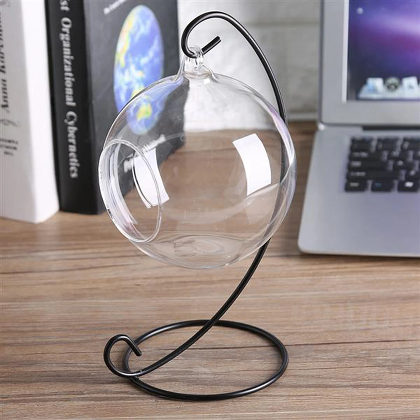 Подвесной стеклянный террариум прозрачная большая стеклянная ваза с 9 дюймовым