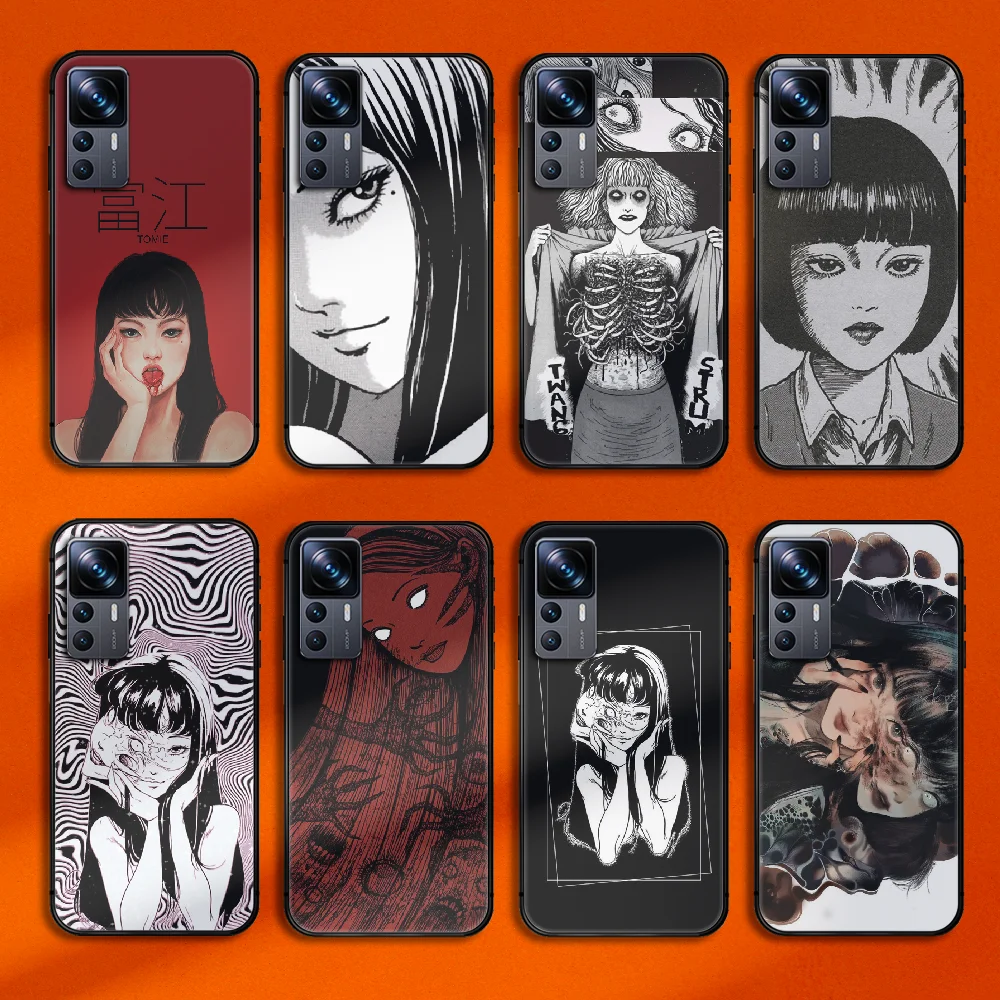 

Junji Ito Tomie Phone Case Cover For Xiaomi Mi 11 12 13 Poco X M F 3 4 5 S Gt Pro Lite Ultra TPU Soft Black