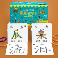 300pcsset new learn chinese characters hanzi cards double side chinese books for children kids baby early education age 0 to 6