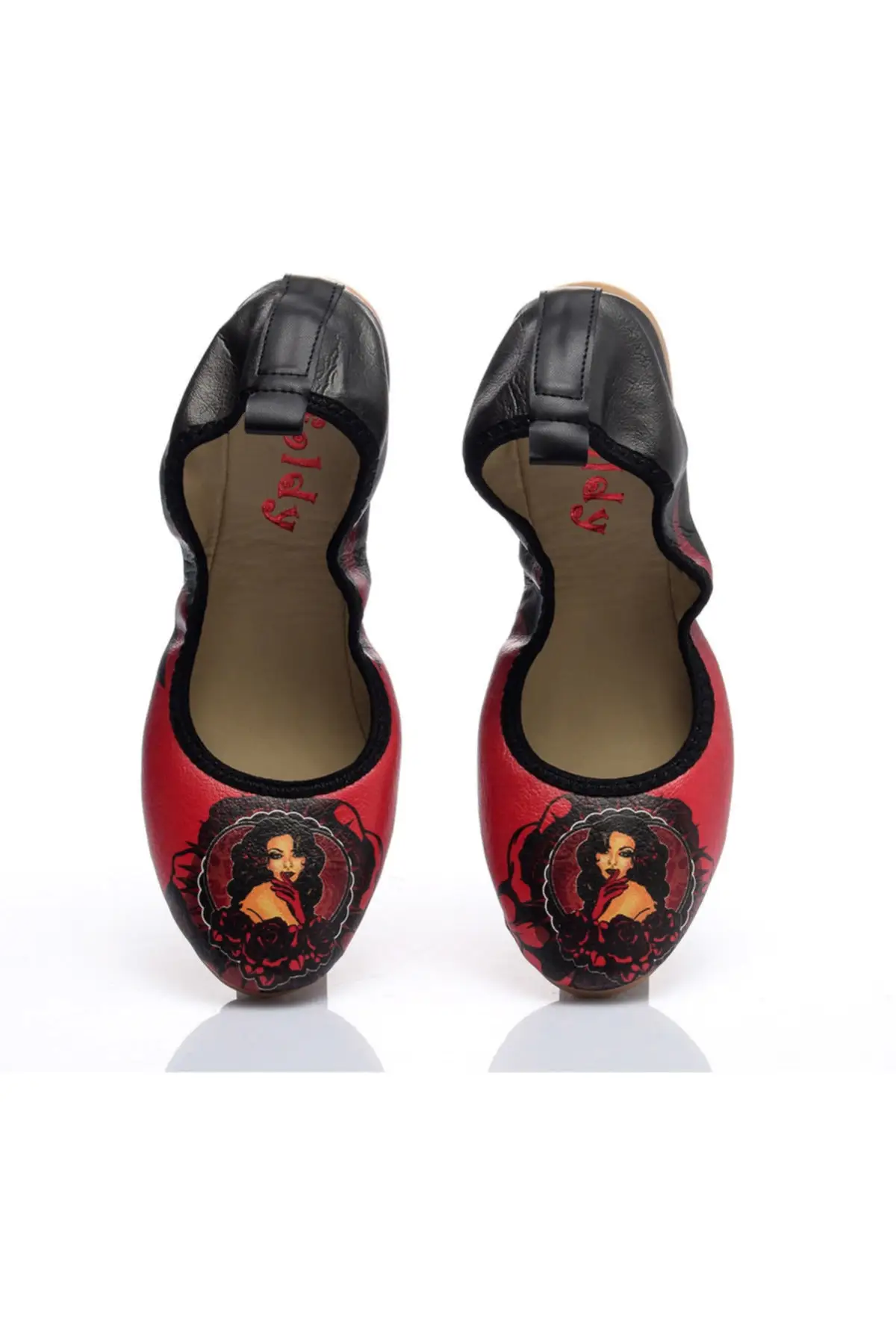 

Women Flats Shoes Printed-Colored Foldable Fashion Flats For Ladies Casual Shoes Elegant Flat Summer Footwear