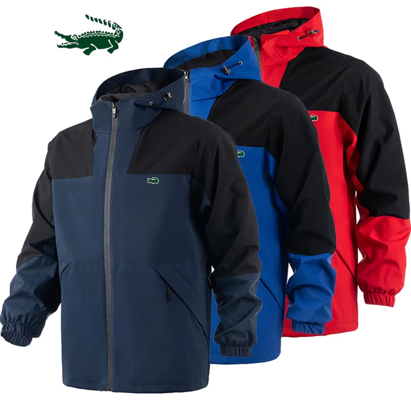 

Men's Waterproof Military Jacket Spring Autumn Casual Windbreaker Jacket Men's Breathable Hooded Outdoor Jacket