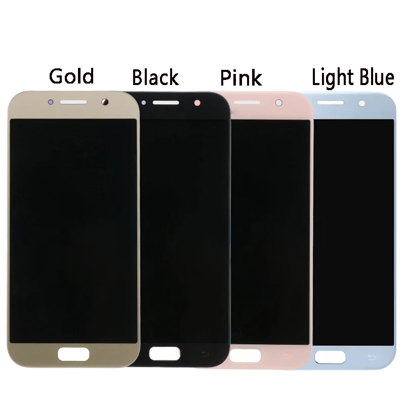 5 2 &quotдля SAMSUNG A5 2017 Super AMOLED дисплей с сенсорным экраном дигитайзер A520 A520F SM-A520F