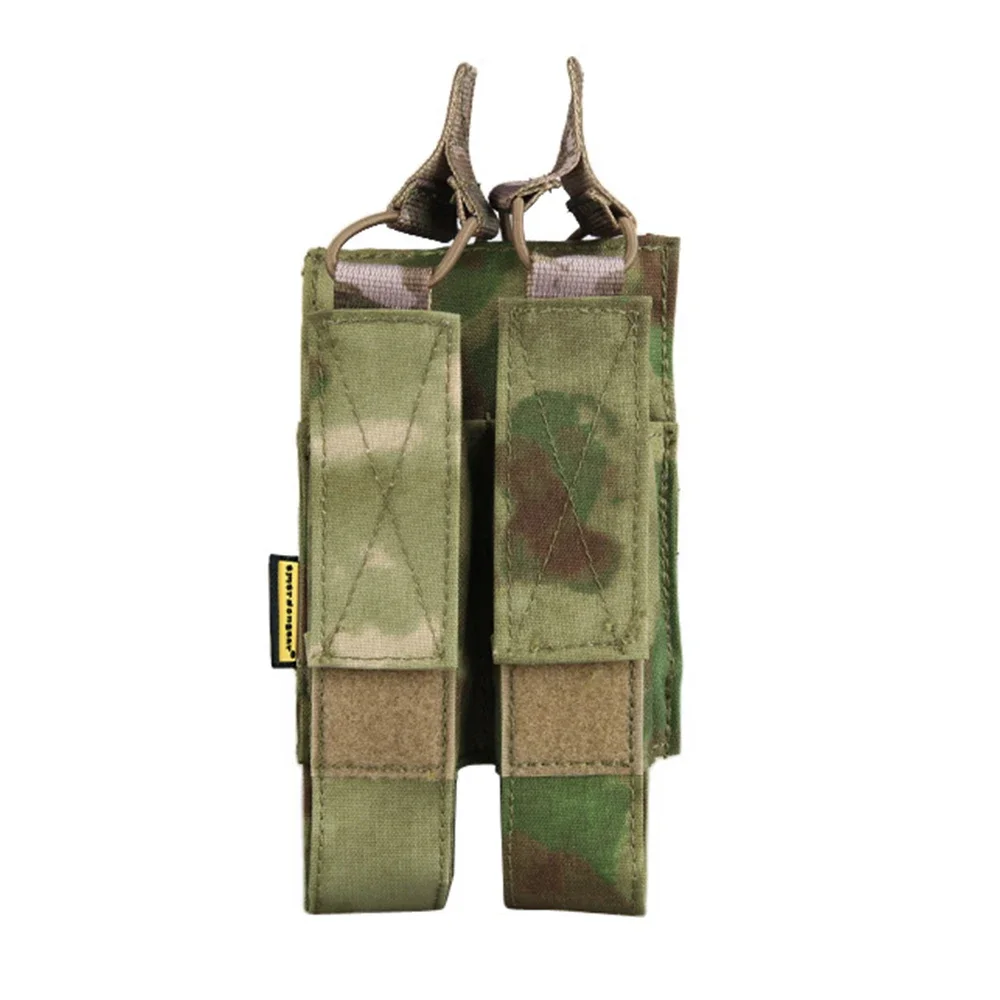Фото Emersongear для MP5 Dual KRISS MP7 Подсумок для журналов Двойная сумка для магазинов MOLLE Кобура-держатель Страйкбольный охотничий чехол Карманная панель №1