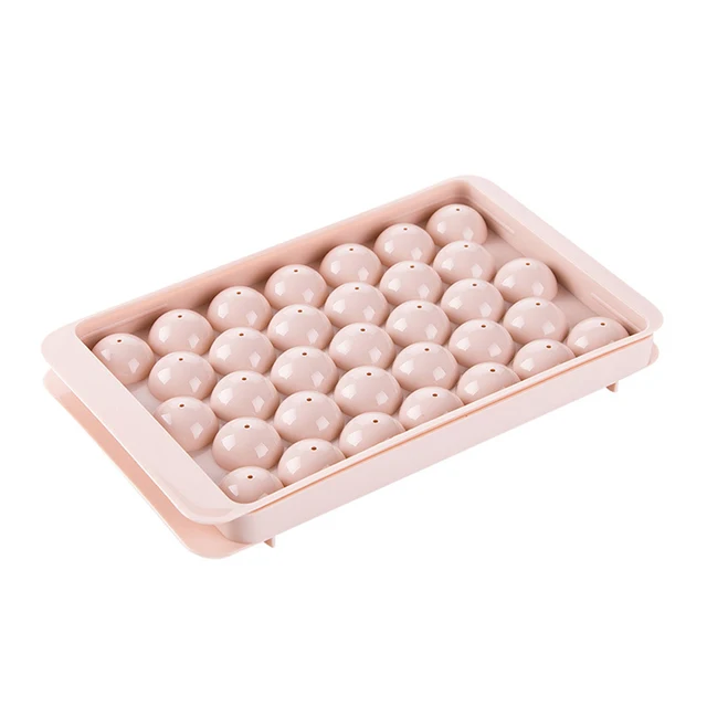 Пластиковая форма для льда 3D круглые кубики | AliExpress