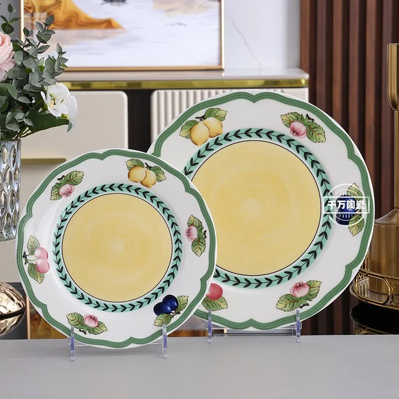 Европейская пасторальная стильная фруктовая карта искусственный роскошный