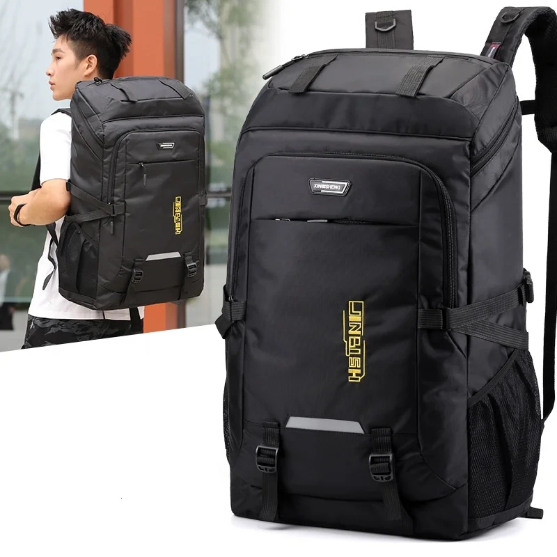 

80L 60L Men's Outdoor Backpack Climbing Travel Rucksack Sports Camping Hiking Backpack School Bag Pack For Male Female Women New