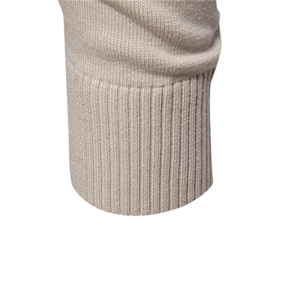 AIOPESON мужские однотонные хлопковые пуловеры с v-образным вырезом свитера длинными