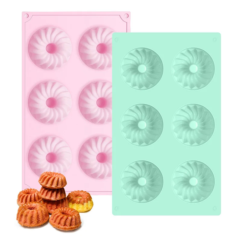 Силиконовая форма для пончиков с антипригарным силиконовым покрытием