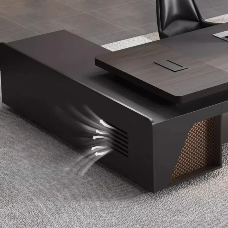 Спальня офис деревянный стол простой современный скандинавский президент