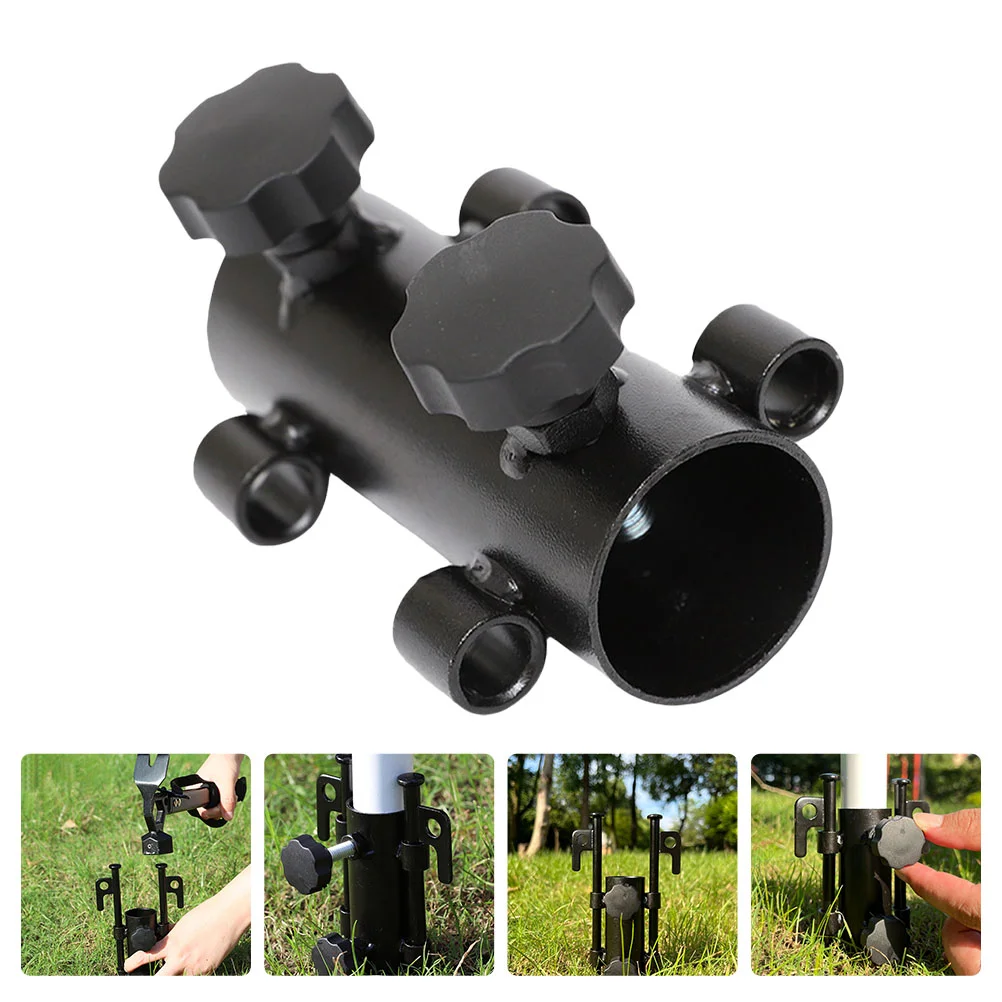 

Umbrella Stand Anchor Parasol Beach Holder Sand Outdoor Ground Spike Patio Camping Practical Garden Base Heavy Duty Insert Iron