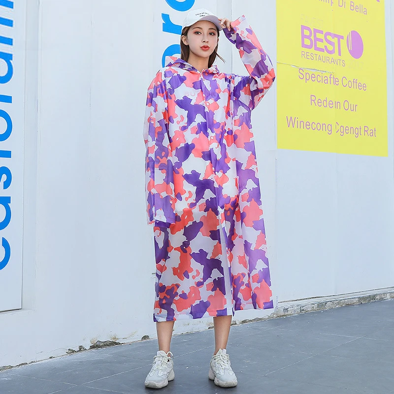 Женский дождевик универсальный Дождевик-пончо непромокаемый для девушек