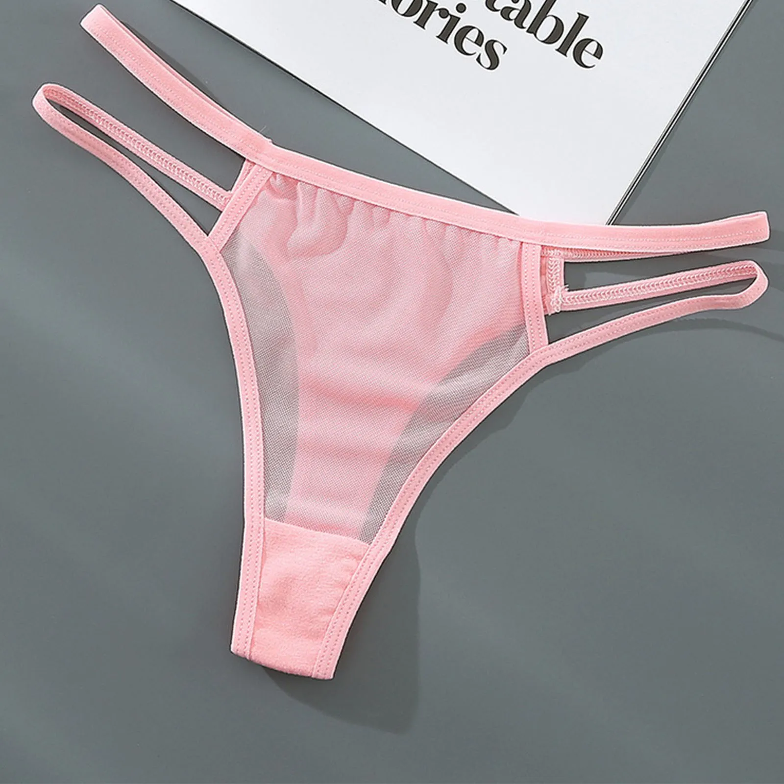 

Seamless Ladies Bandage Lace Thong Simple Women'S Low Waist Bikini Briefs Sports Girls Underwear Large Size Lingerie Panty
