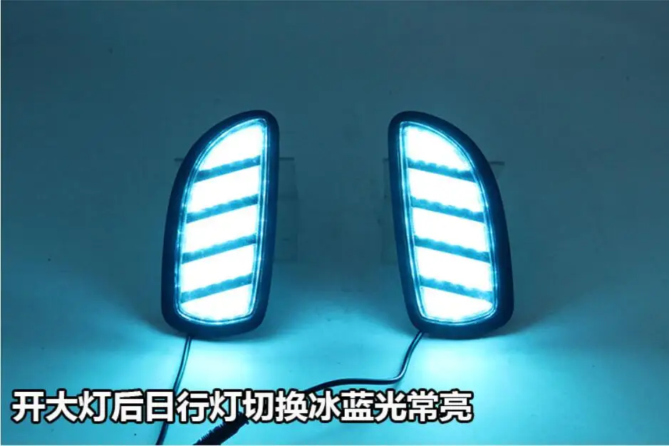 Автомобильный бампер светильник для Mercedes-Benz GLA200 GLA180 дневсветильник 2015 ~ 2018y DRL