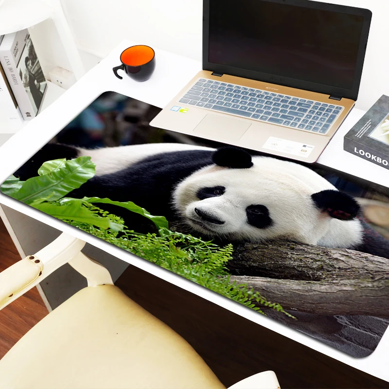 

Mouse Pad Anime Gamer Keyboard Xxl Panda Computer Cabinet Mats Pc Cabinets Gaming Accessories Mause Mat Large Desks Carpet Games
