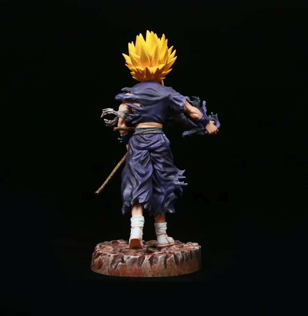 ПВХ фигурка самурая из аниме DBZ Gohan Игрушечная модель статуэтка 28 см новинка без