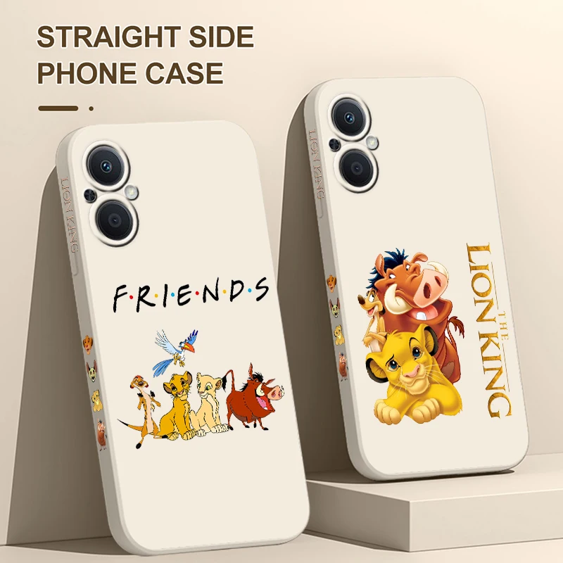 Роскошный мягкий чехол с изображением диснеевского забавного короля льва для OPPO