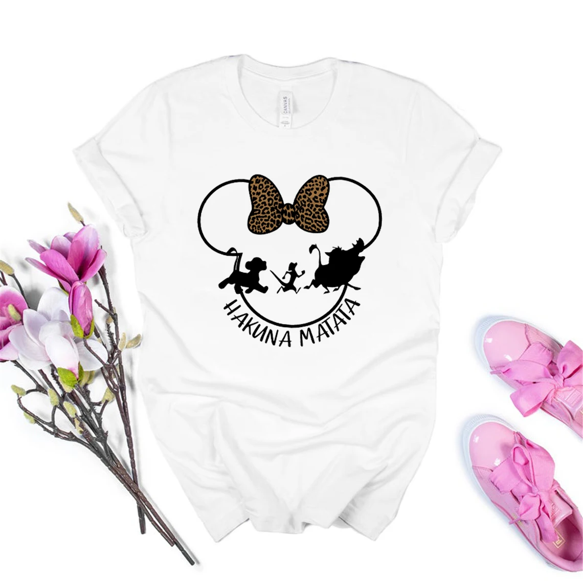 

Hakuna Matata Shirts Animal Kingdom Unisex Tees Animal Kingdom Family T-Shirt Cute Tops Summer Short Sleeve Casual Tshirt