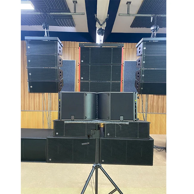 Двойной 12-дюймовый линейный массив Профессиональное звуковое оборудование
