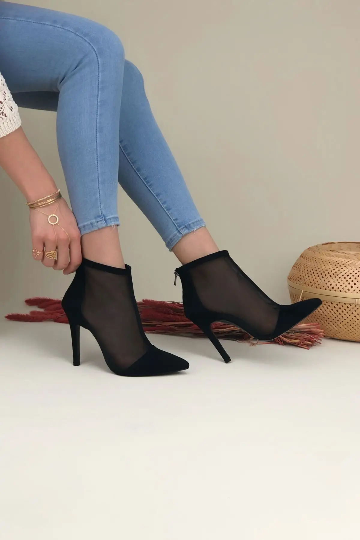

Women's Fashion Handmade Special Suede High Heels Shoes