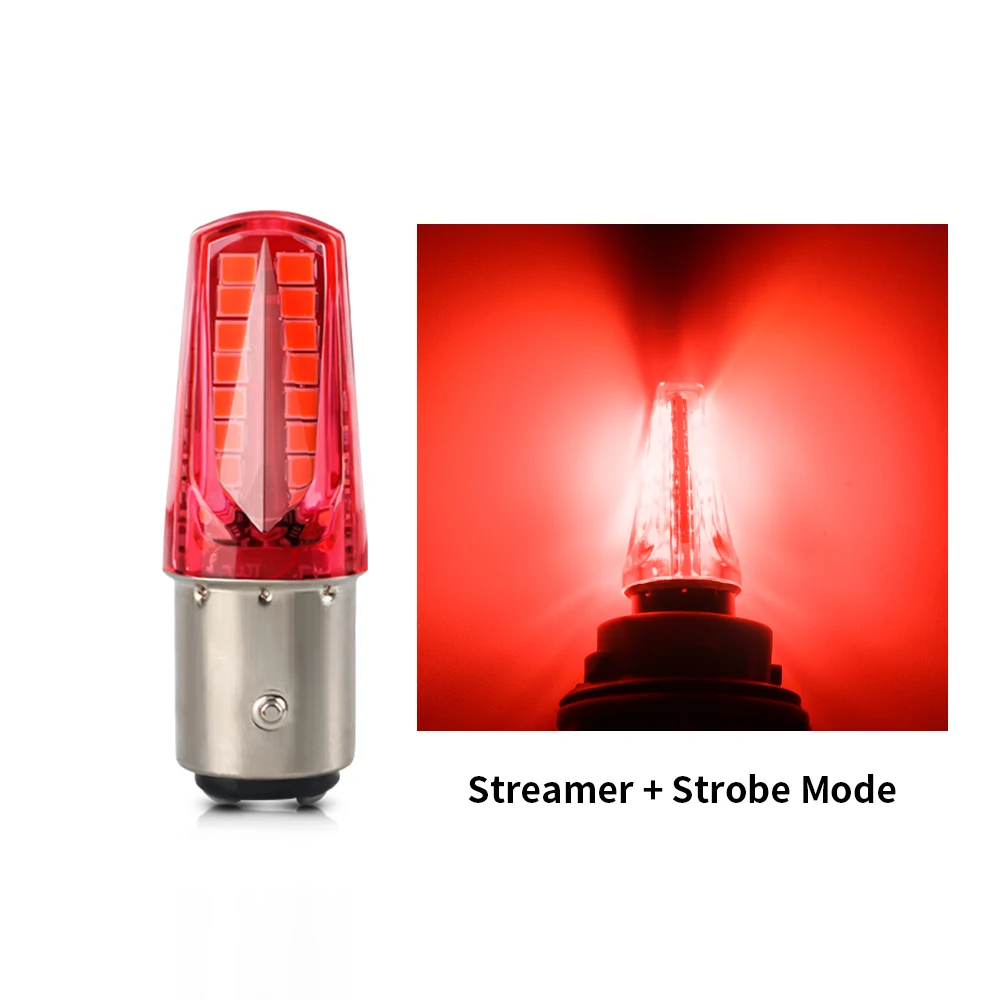 

2 шт. 1157 BAY15D P21/5W 2835 32 SMD RGB Стробоскоп тормоза и DRL, текущая аналогичная Автомобильная Тормозная лампа DRL 12 В, белый, красный, синий